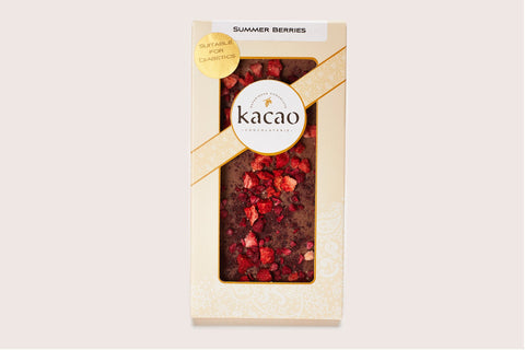 Summer Berries Milk Chocolate Bar ~ Sugar Free