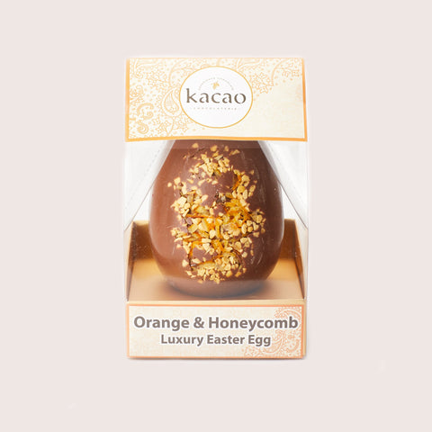 Orange & Honeycomb Luxury Easter Egg