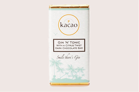 Gin 'N' Tonic Dark Chocolate Bar