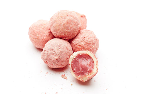 Strawberry and Elderflower Truffles