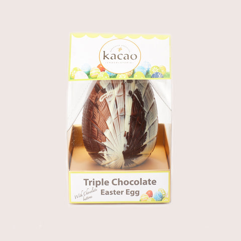 Triple Chocolate Easter Egg