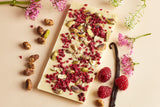 Vanilla, Raspberry and Pistachio Bar